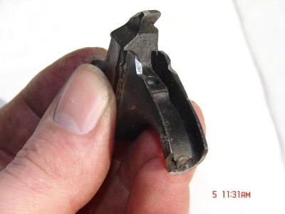 weld at the tip of the FAL trigger